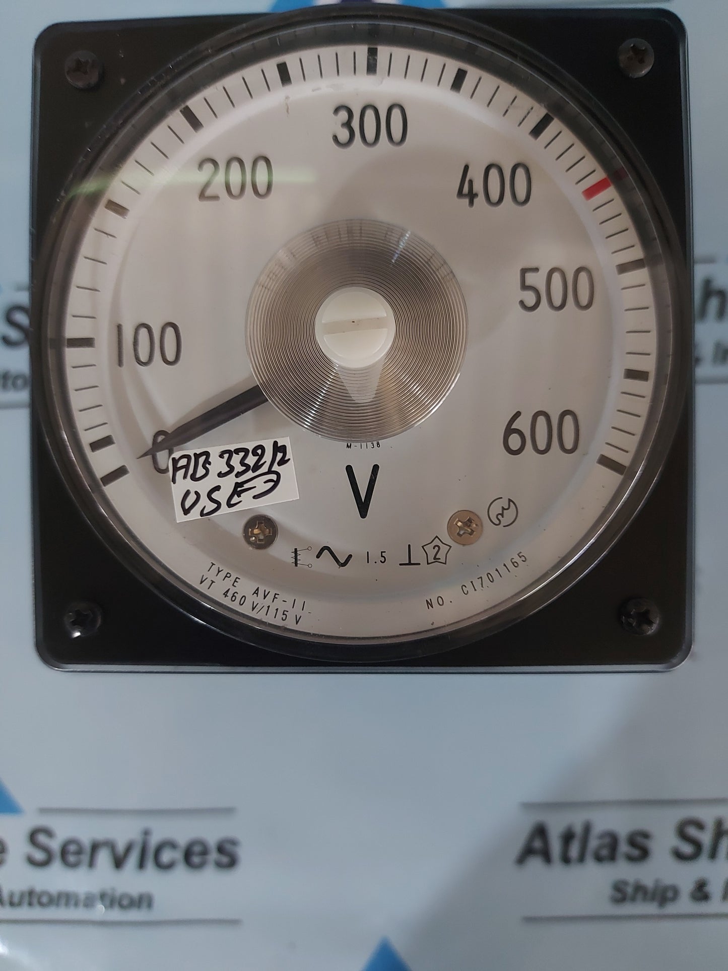 TOYO KEIKI AVF-11 WIDE ANGLE VOLTMETER 0 TO 600V