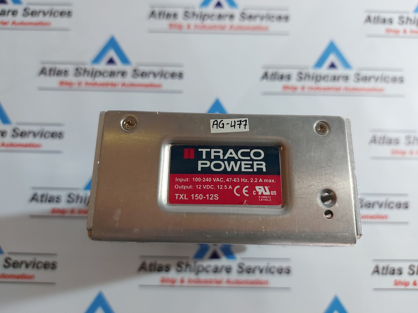 TRACO POWER TXL 150-12S 150W 12VDC 12.5A SINGLE OUTPUT SWITCH MODE POWER SUPPLY AG477