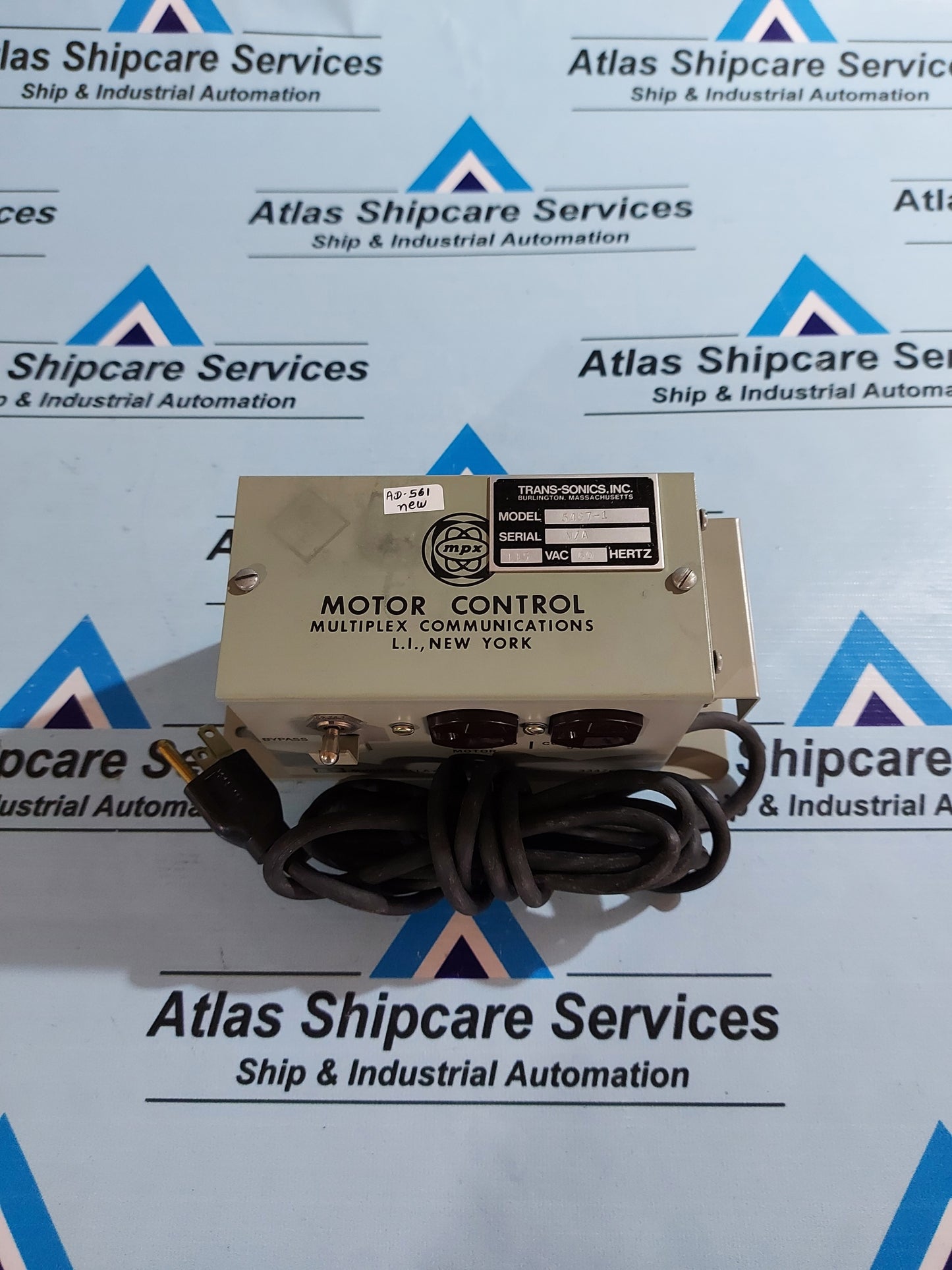 TRANS-SONICS 5487-1 MOTOR CONTROL