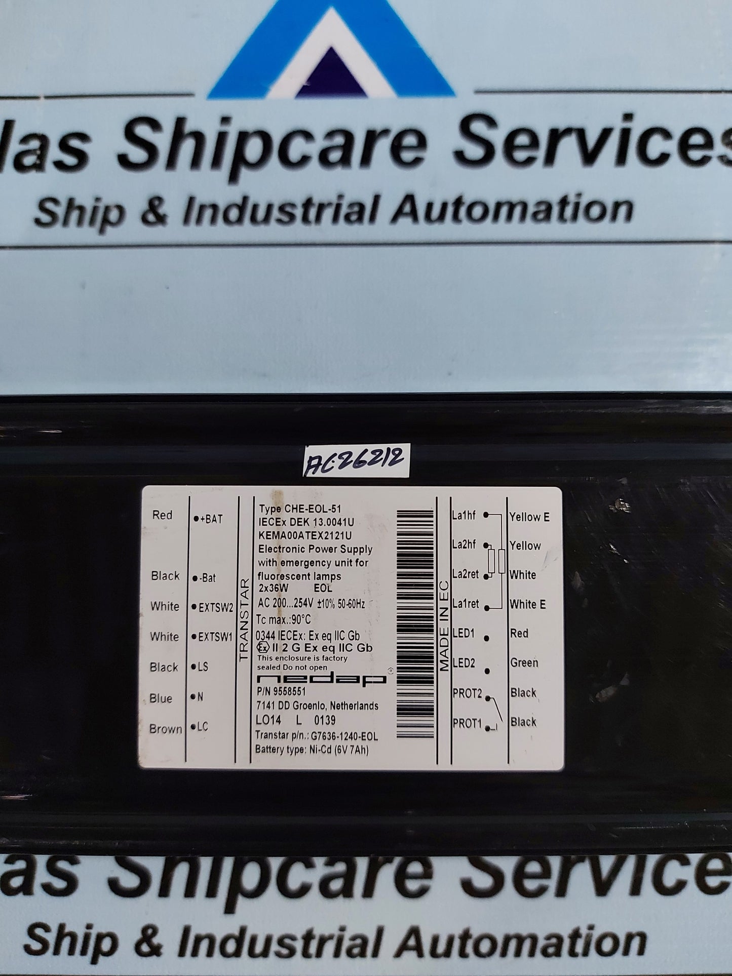 TRANSTAR CHE-EOL-51 ELECTRONIC POWER SUPPLY