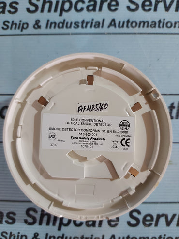 TYCO 601P CONVENTIONAL OPTICAL SMOKE DETECTOR 516.600.001