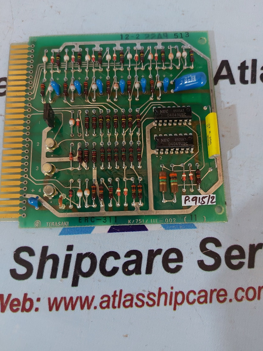 Terasaki ERC-311 K/751/111-002 Pcb Card