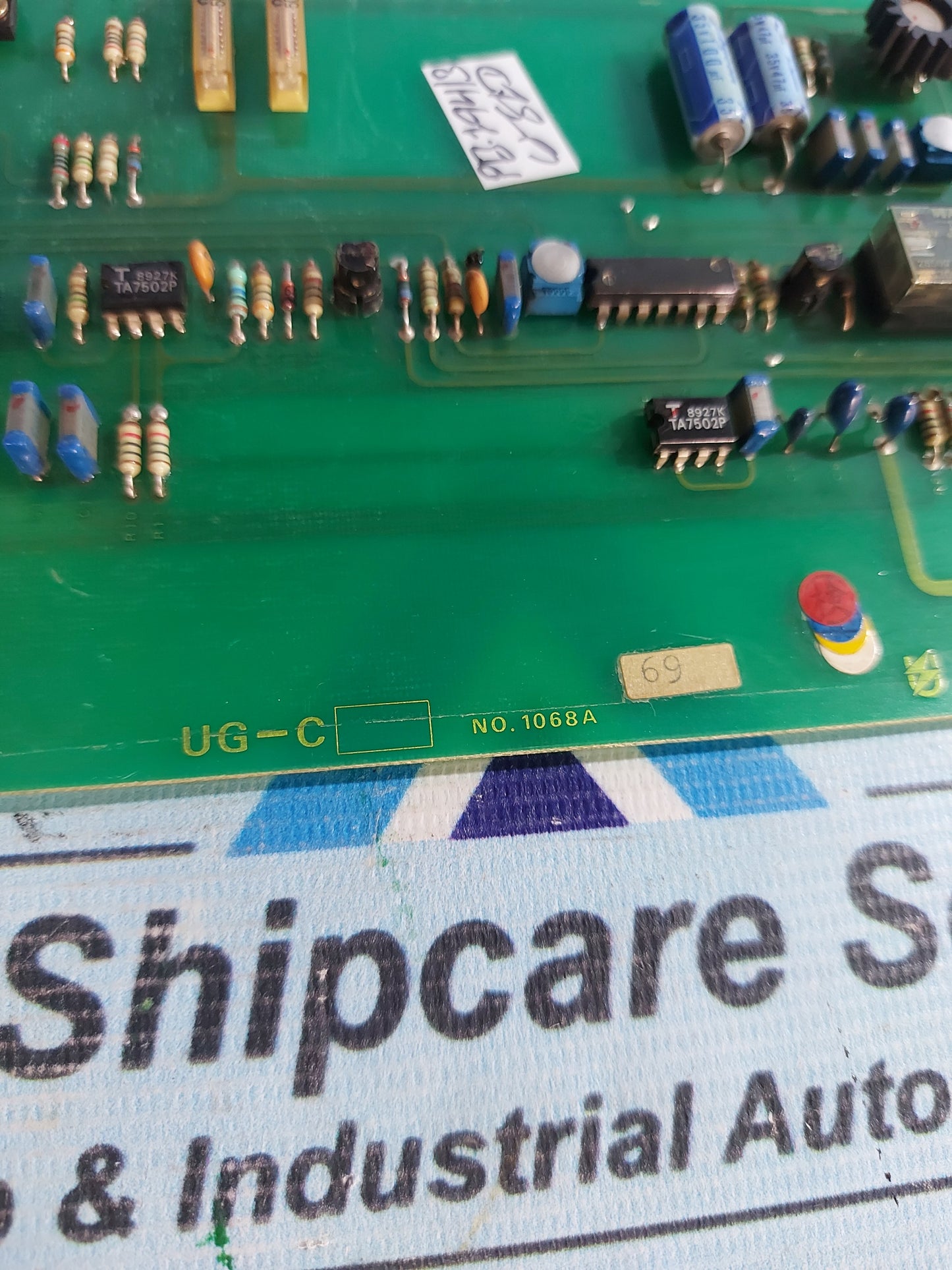 UZUSHIO ELECTRIC UG-C CURRENT MONITOR PRINTED CIRCUIT BOARD