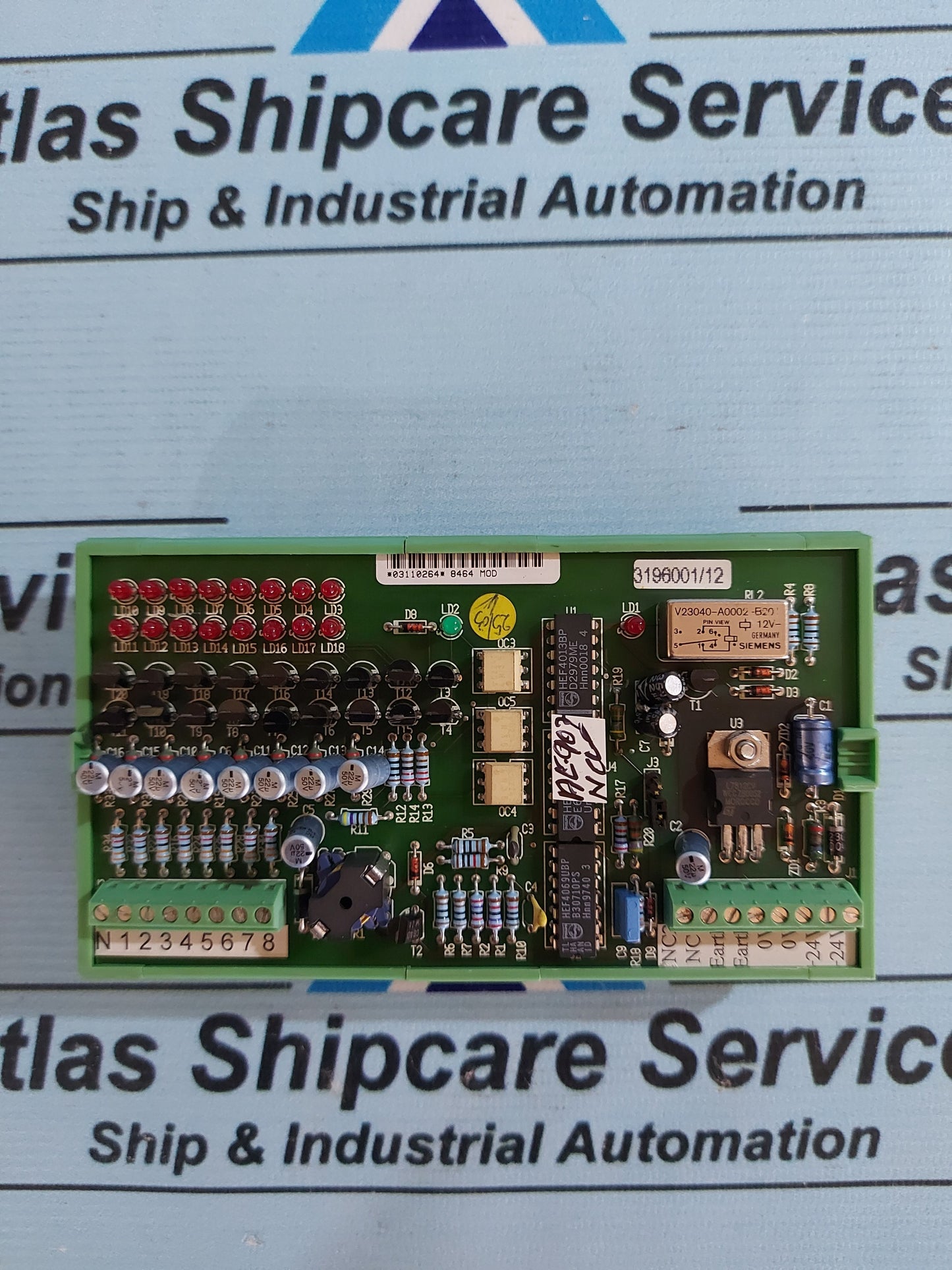 VAF-CSI EARTH FAULT DETECTION MODULE PCB-0464 REV.2
