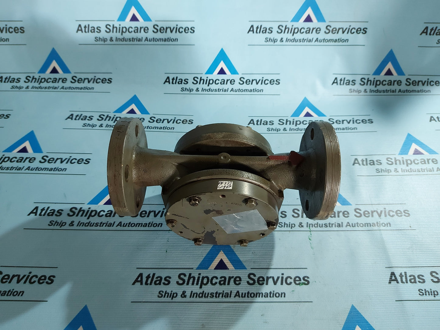 VAF INSTRUMENT J5025PT2 DIN FLOWMETER INDUSTRIAL MARINE VANE METER