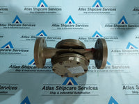 VAF INSTRUMENT J5025PT2 DIN FLOWMETER INDUSTRIAL MARINE VANE METER