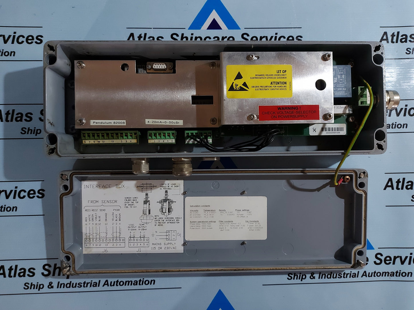 VAF VISCOSENSE 0379-0148 INTERFACE BOX WITH SENSOR