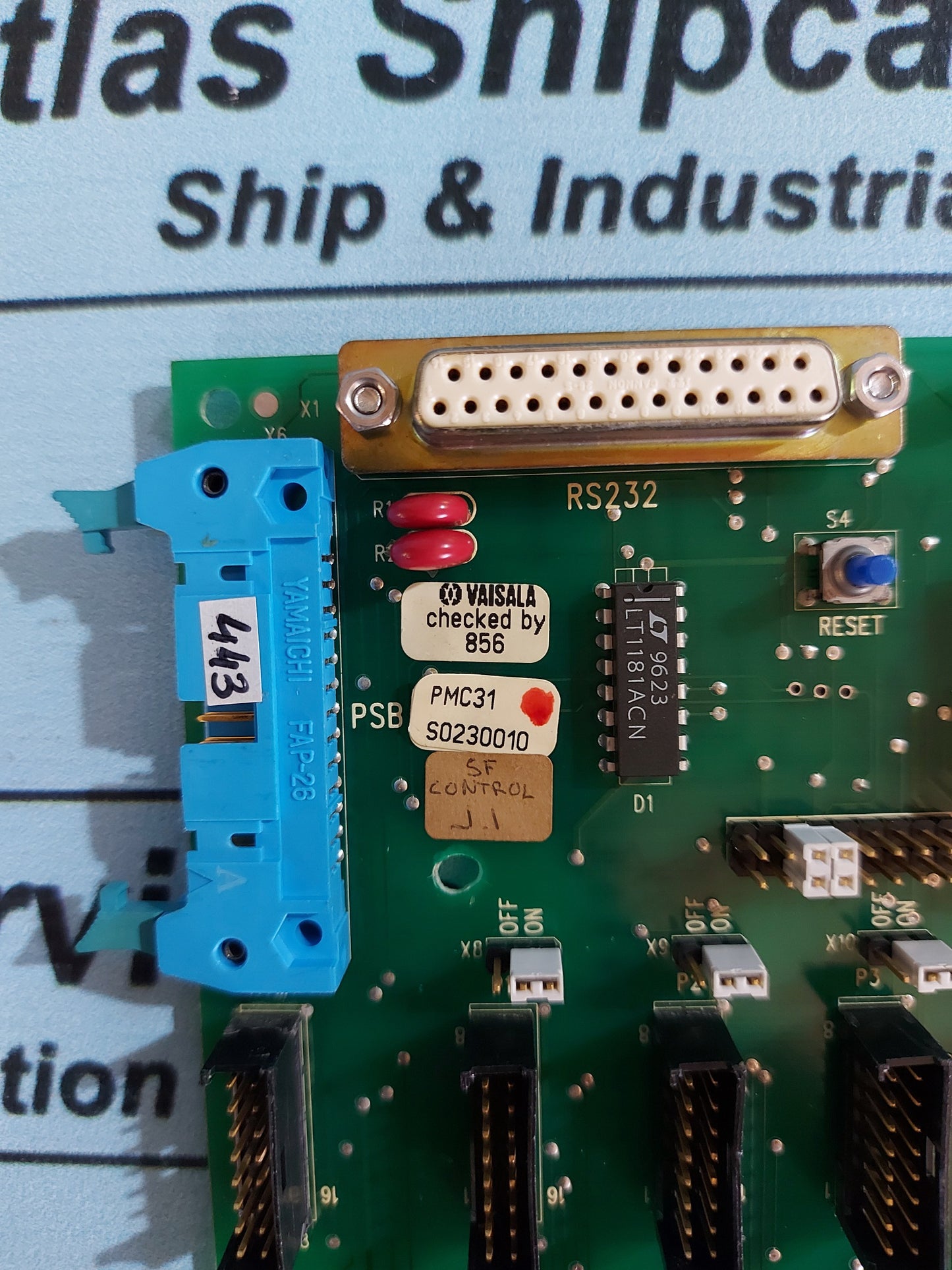 VAISALA PCB0036 REV.D PCB CARD