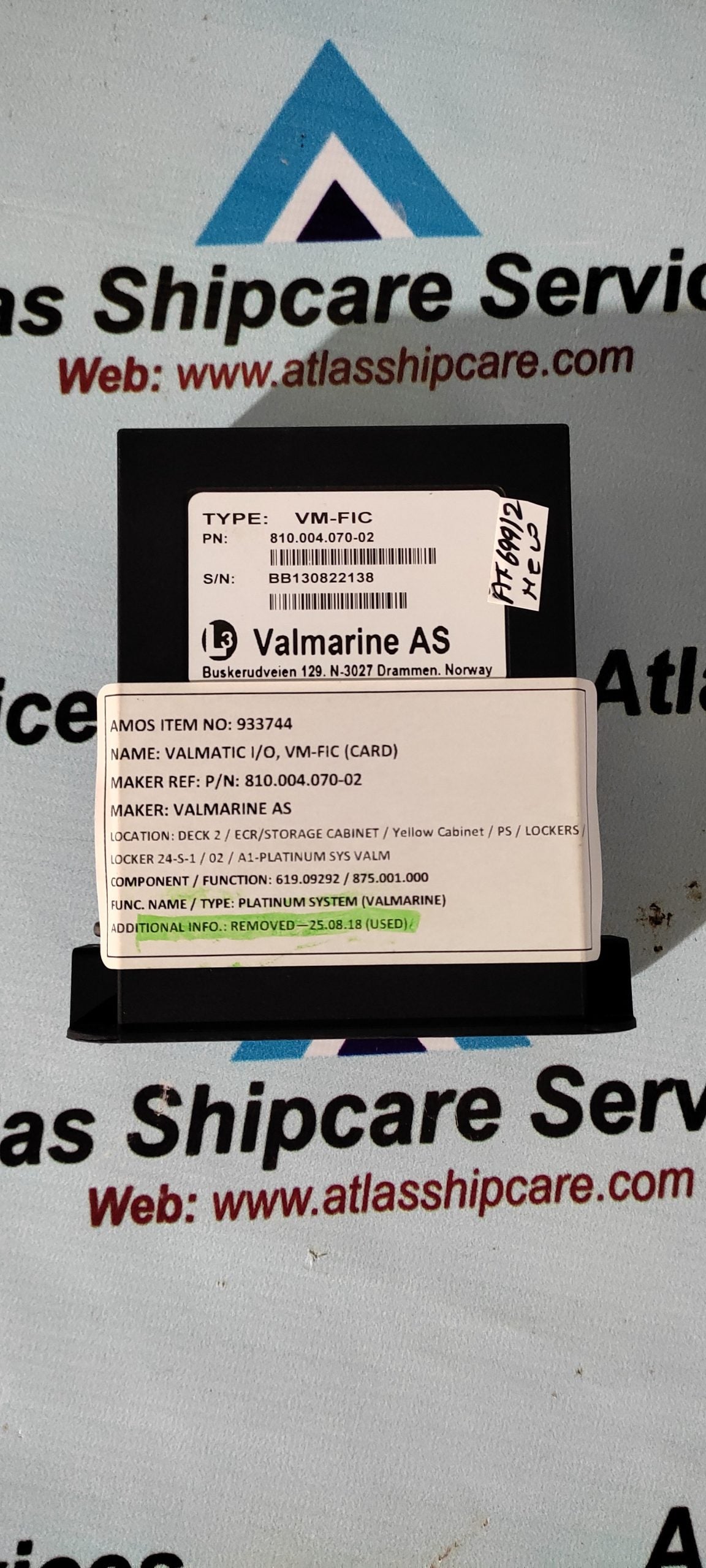VALMARINE VM-FIC 810.004.070-02 MODULE
