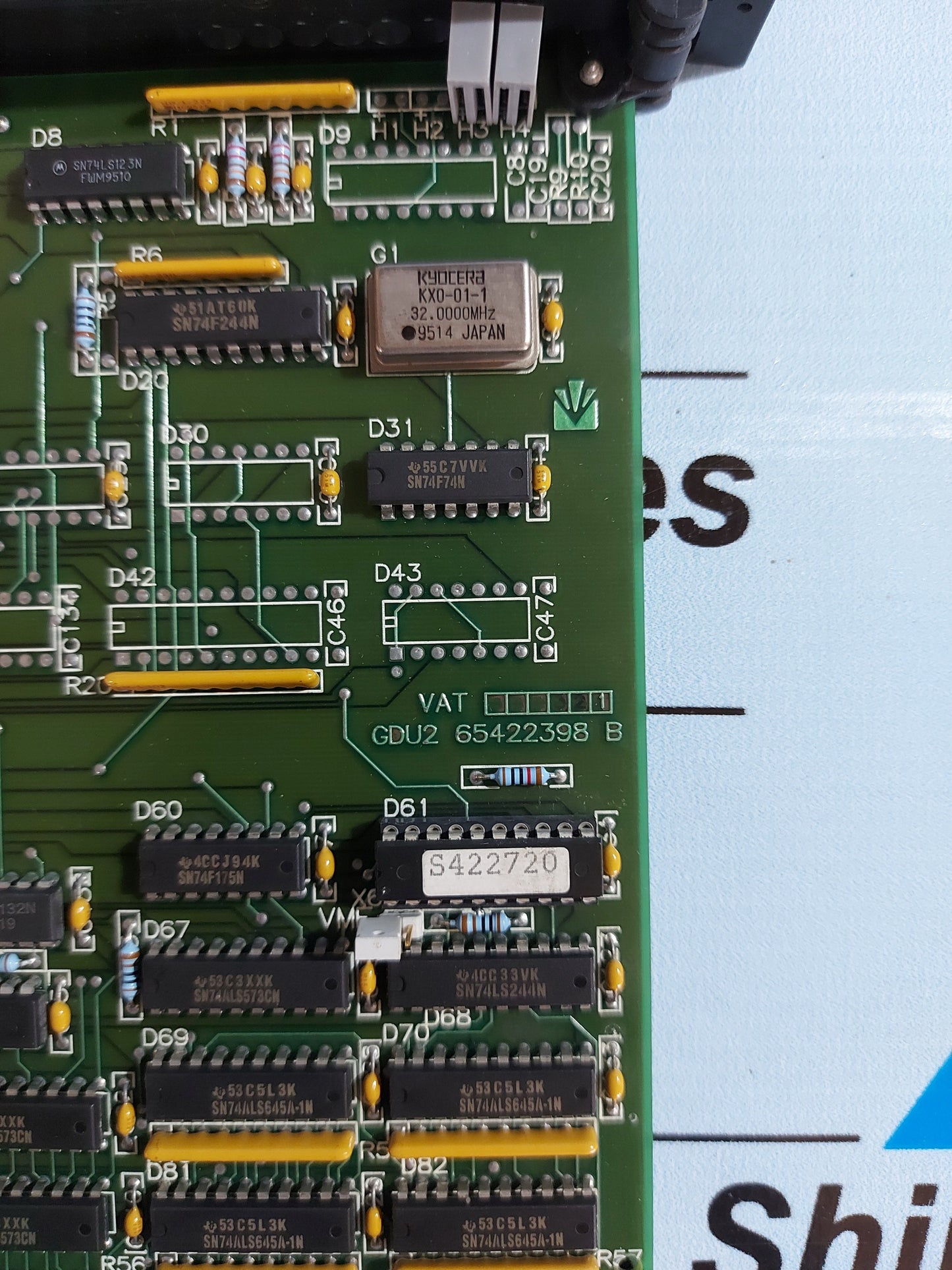 VALMET AUTOMATION A413091 GDU1 BOARD