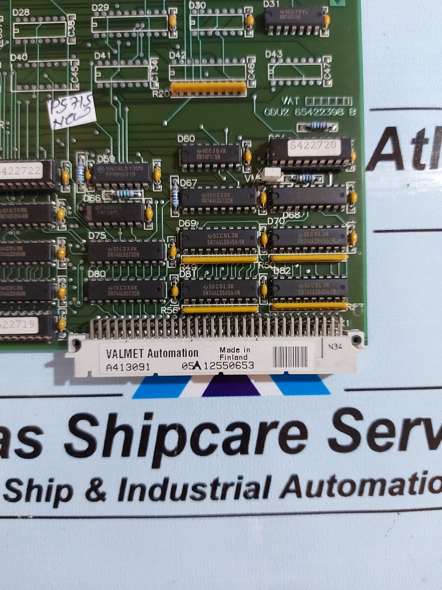 VALMET AUTOMATION A413091 GDU1 BOARD