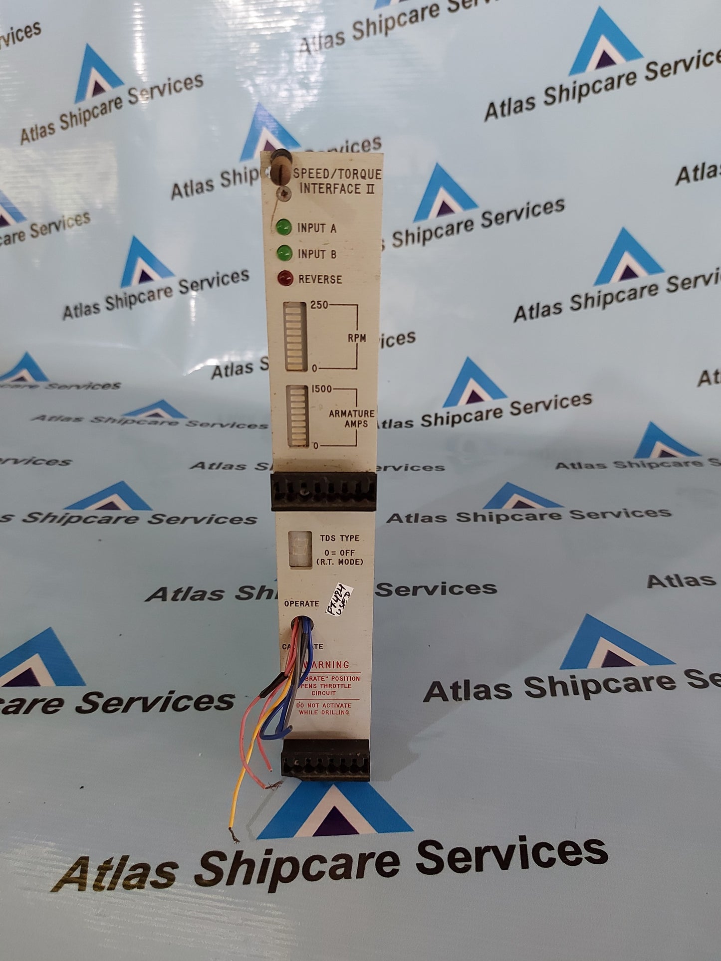 VARCO BJ DRILLING SYSTEM 92960 REV.E SPEED/TORQUE INTERFACE II PCB CARD