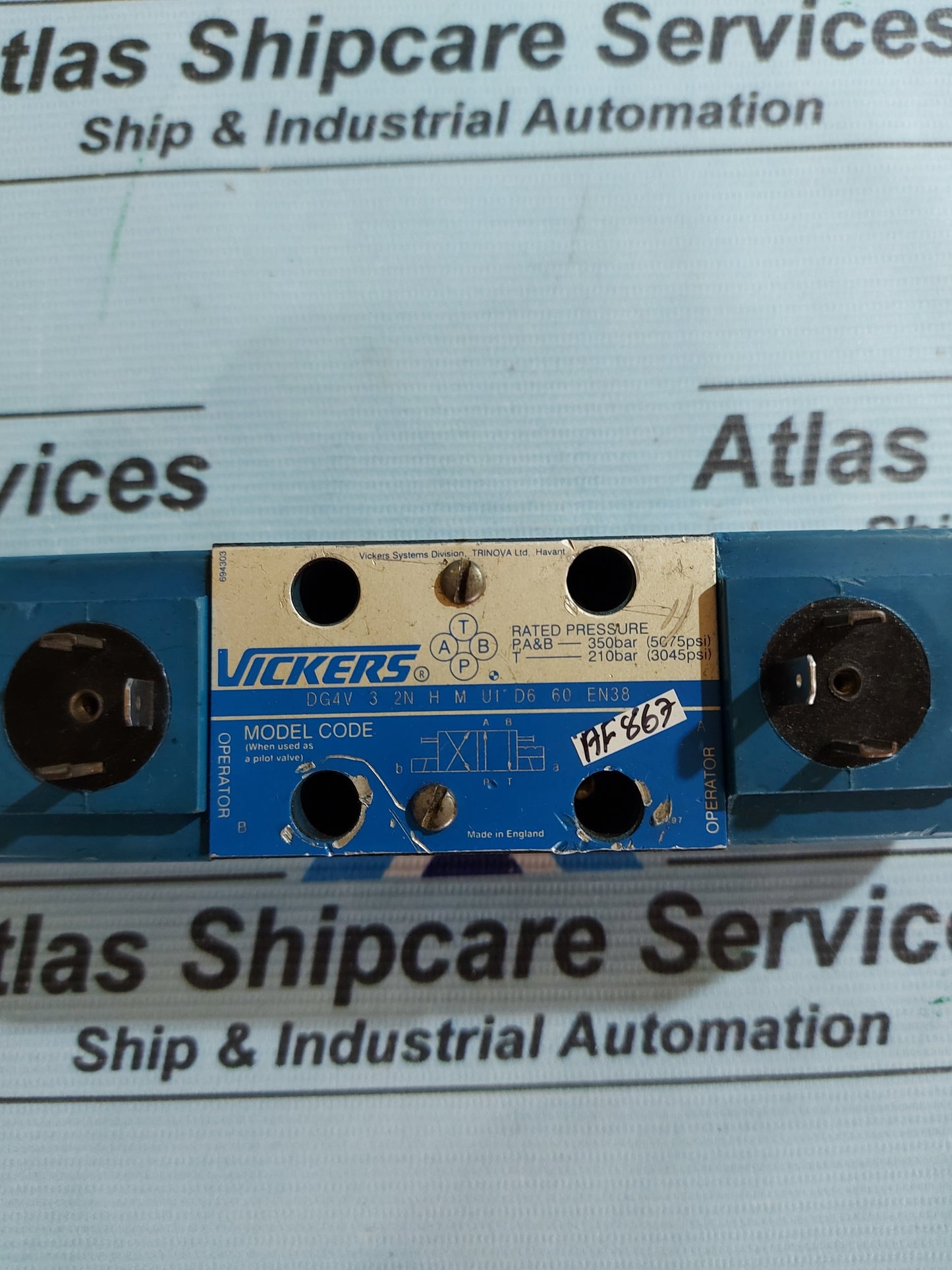 VICKERS DG4V 3 2N H M UI D6 60 EN38 DIRECTIONAL CONTROL VALVE