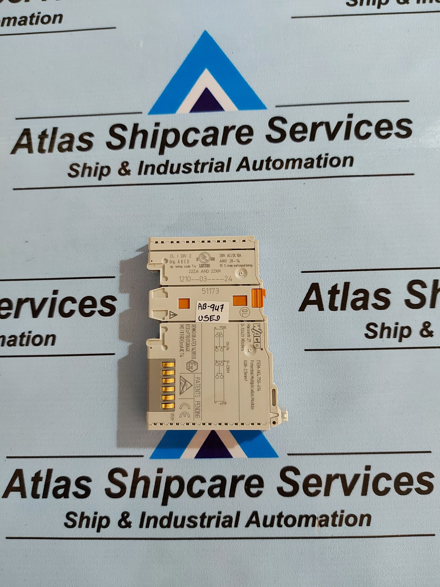 WAGO 750-614 POTENTIAL MULTIPLICATION MODULE