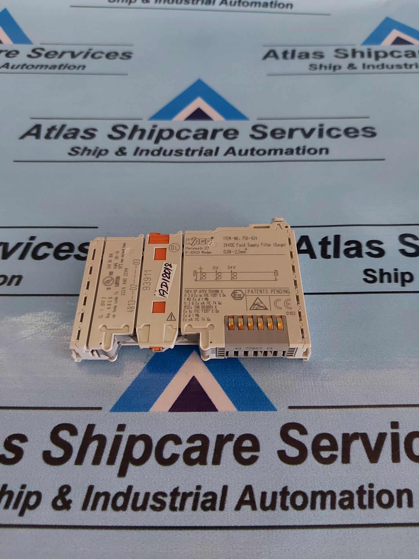 WAGO 750-624 24VDC FIELD SUPPLY FILTER (SURGE)