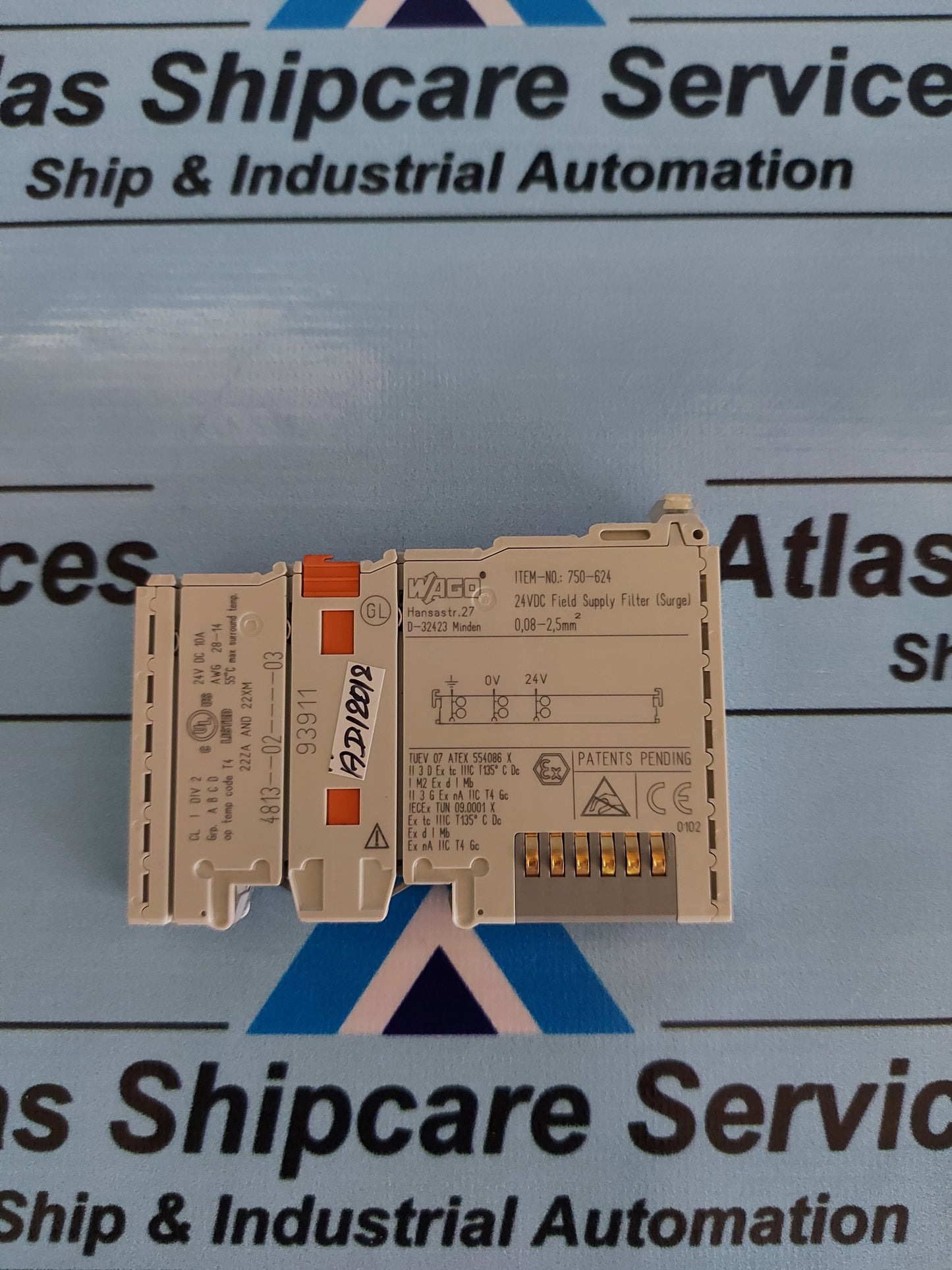 WAGO 750-624 24VDC FIELD SUPPLY FILTER (SURGE)