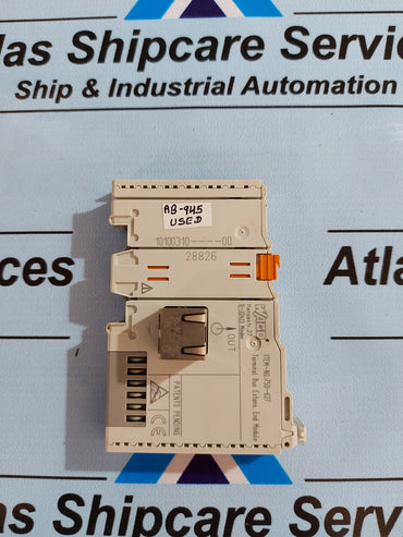 WAGO 750-627 BUS EXTENSION END MODULE