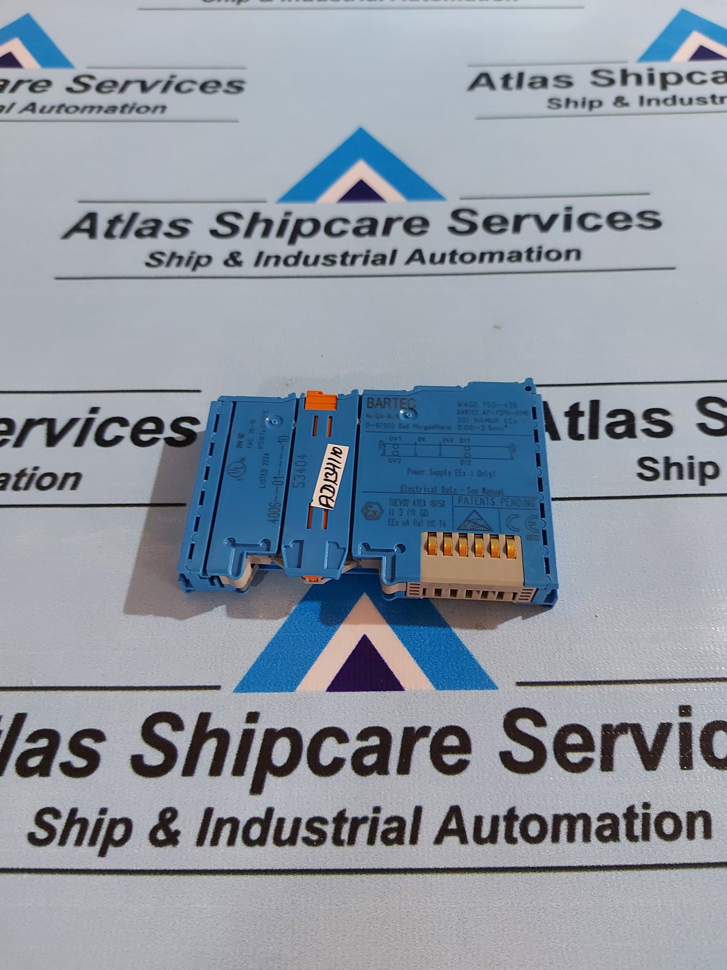 WAGO BARTEC 750-438 2-CHANNEL ANALOG INPUT MODULE