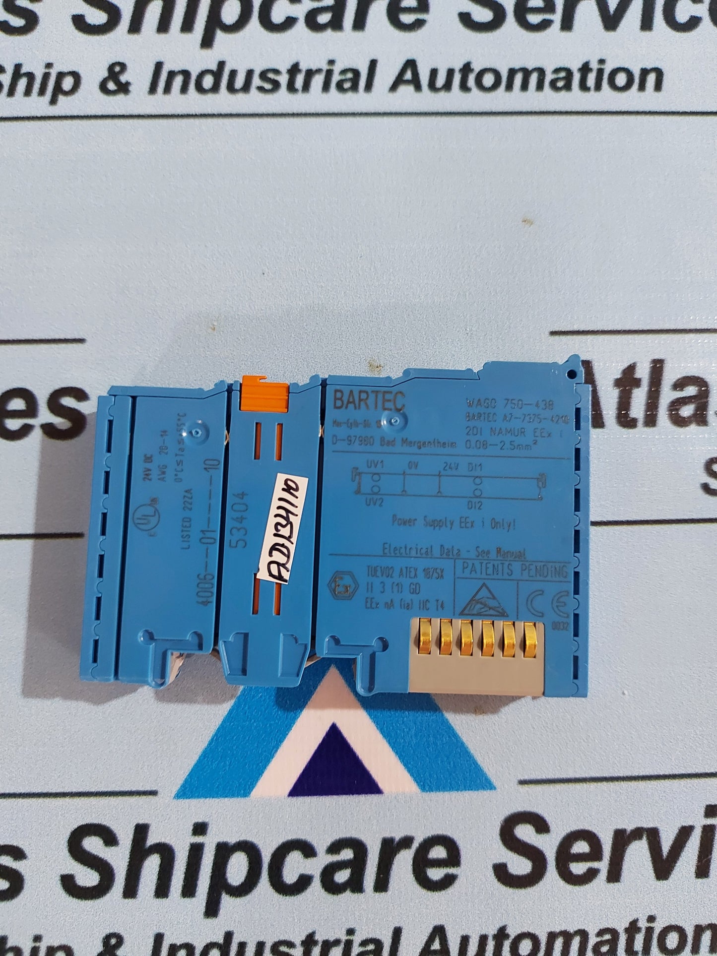 WAGO BARTEC 750-438 2-CHANNEL ANALOG INPUT MODULE