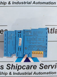 WAGO BARTEC 750-481/003-000 2-CHANNEL ANALOG INPUT MODULE