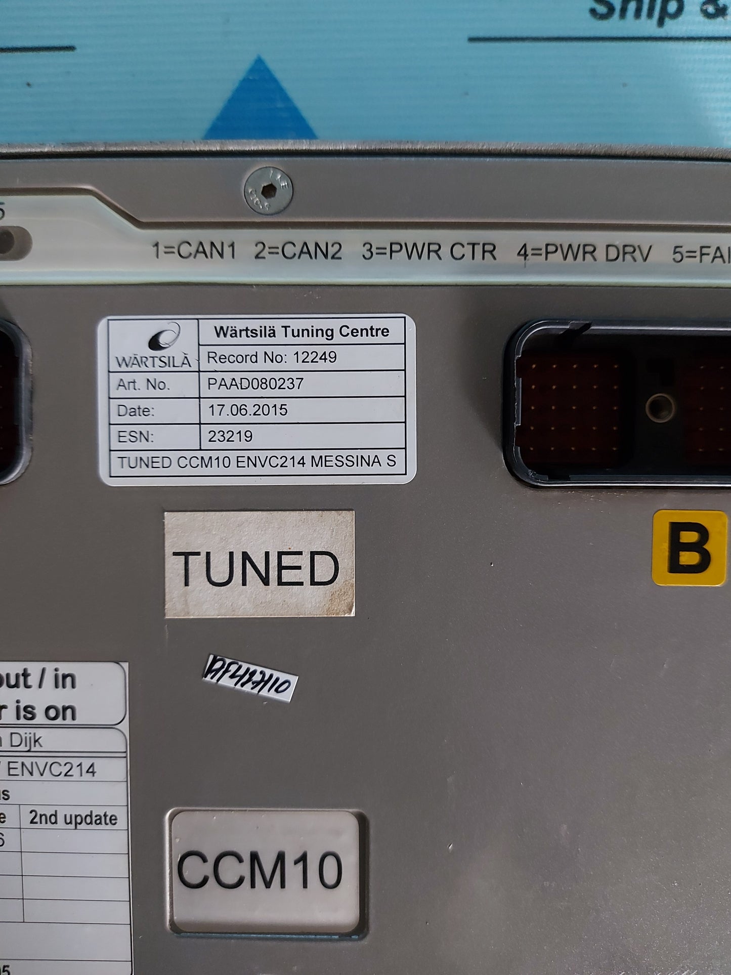 WARTSILA 7RT-FLEX60C ENGINE PANEL CCM 10