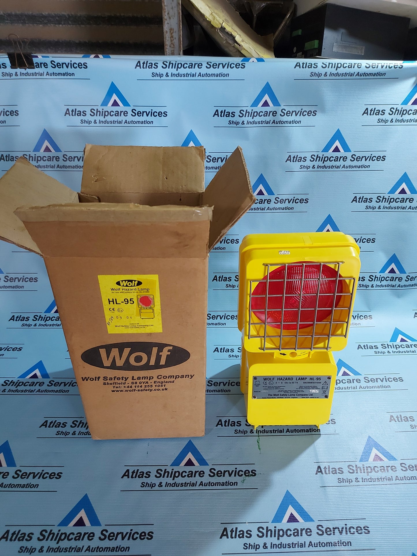 WOLF HAZARD LAMP HL-95 WOLF SAFETY LAMP