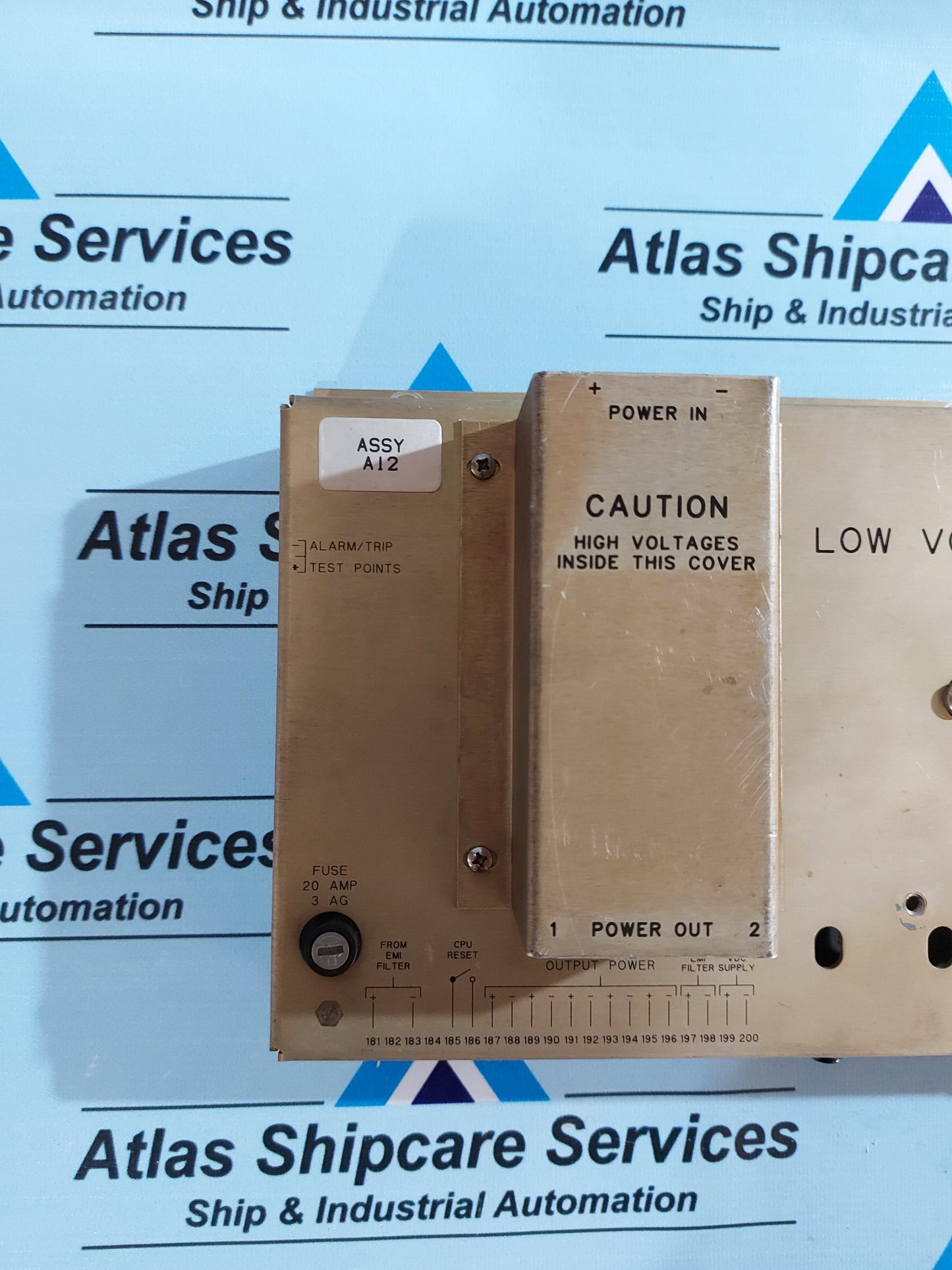 WOODWARD 5439-579 LOW VOLTAGE POWER SUPPLY REV.K