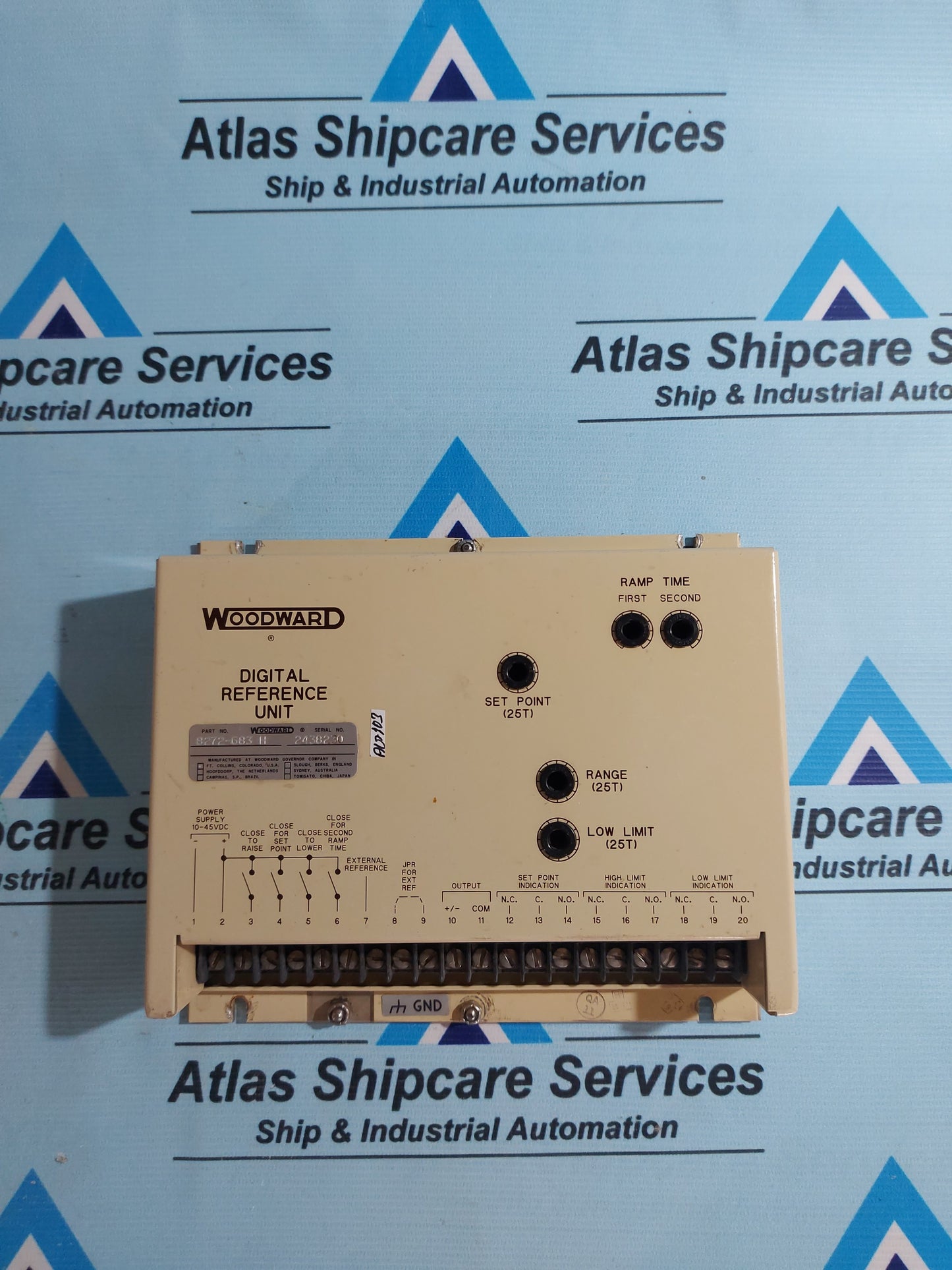 WOODWARD 8272-683 DIGITAL REFERENCE UNIT REV.H AG103