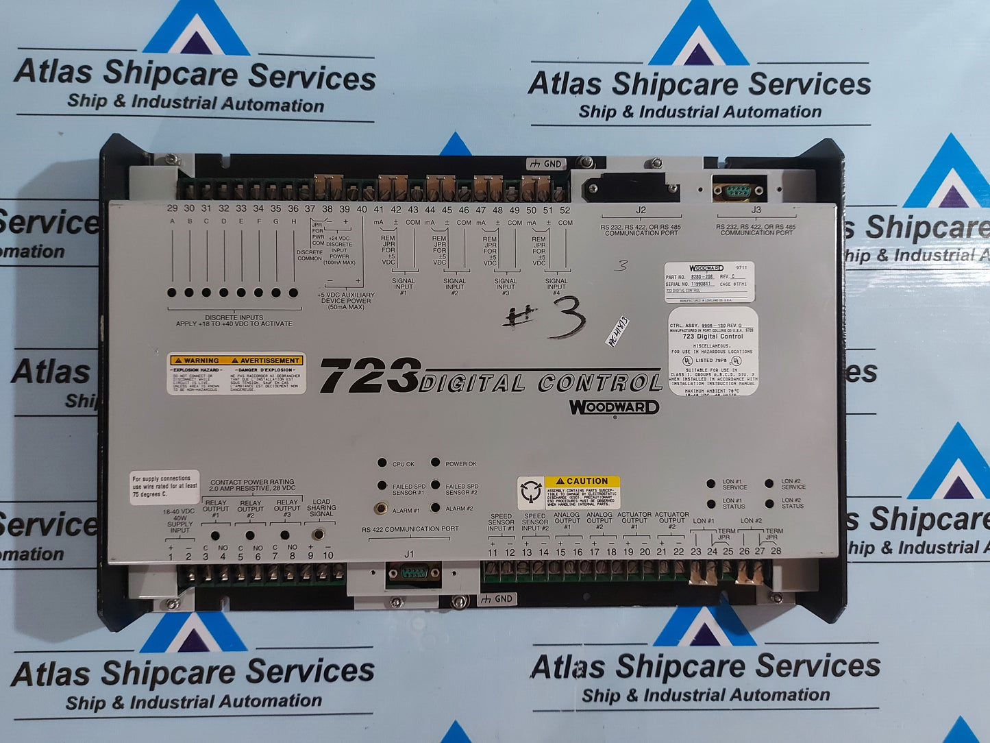 WOODWARD 8280-208 723 DIGITAL CONTROL REV.C