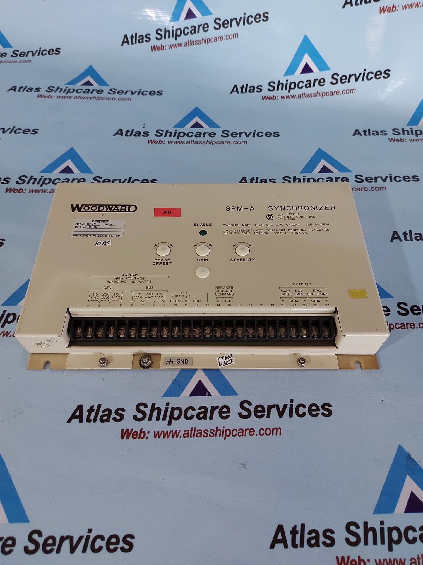 WOODWARD 9905-001 SPM-A SYNCHRONIZER