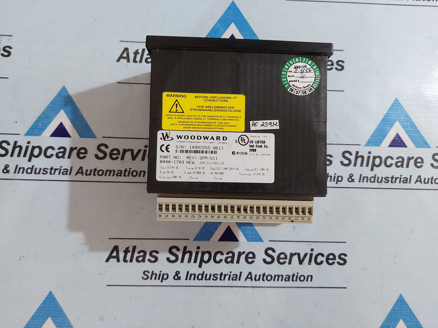 WOODWARD SPM-D SYNCHRONIZING SYSTEM 8440-1703 NEW