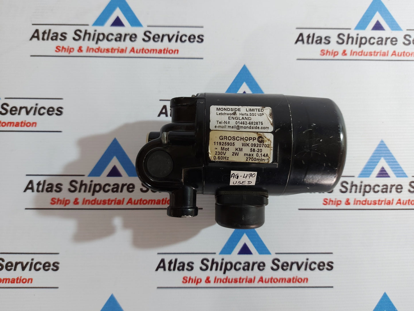 WOODWARD Z 21 GOVERNOR MOTOR 900 RPM AG470