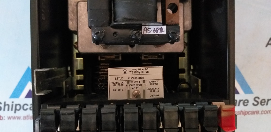 Westinghouse CVE-1 Synchro-Verifier Relay