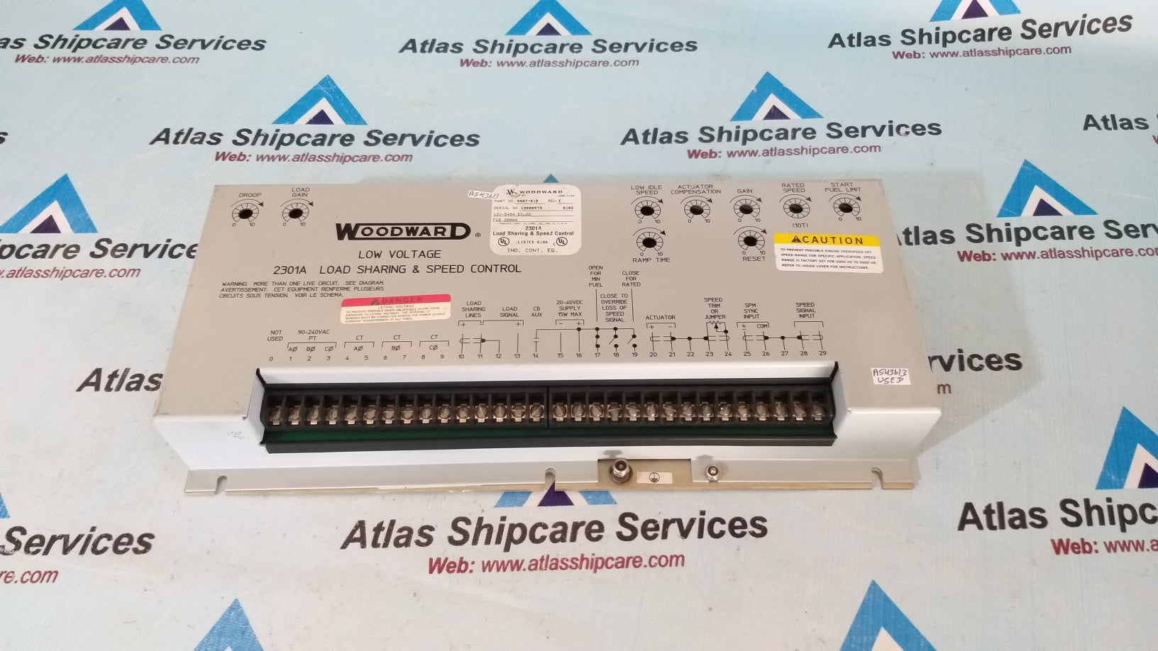 Woodward 9907-018 2301A Load Sharing &amp; Speed Control Rev.E