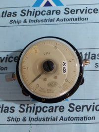 YAMAMOTO MANOSTAR W081 DIFFERENTIAL PRESSURE GAUGE 0 ~ 5 kPa AG70
