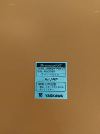 YASKAWA JRMSP-P8101 MEMOCON-SC POWER SUPPLY MODULE AG299