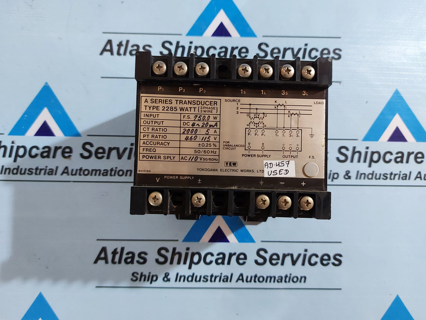 YOKOGAWA 2285 A SERIES TRANSDUCER