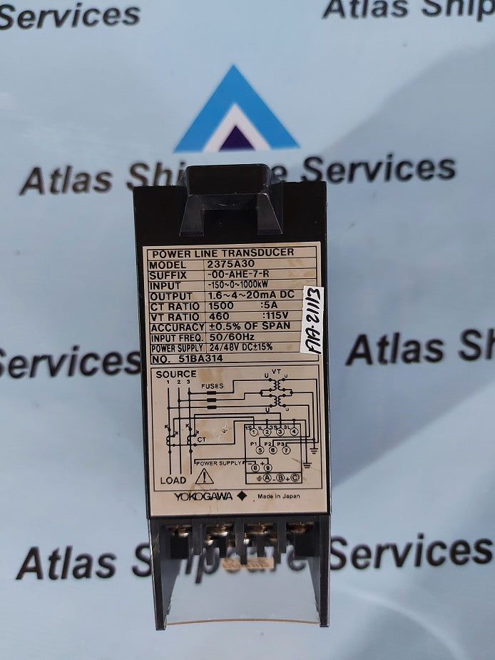 YOKOGAWA 2375A30 POWER LINE TRANSDUCER