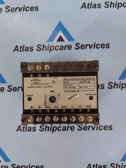 YOKOGAWA 237936 INSULATION RESISTANCE MONITOR