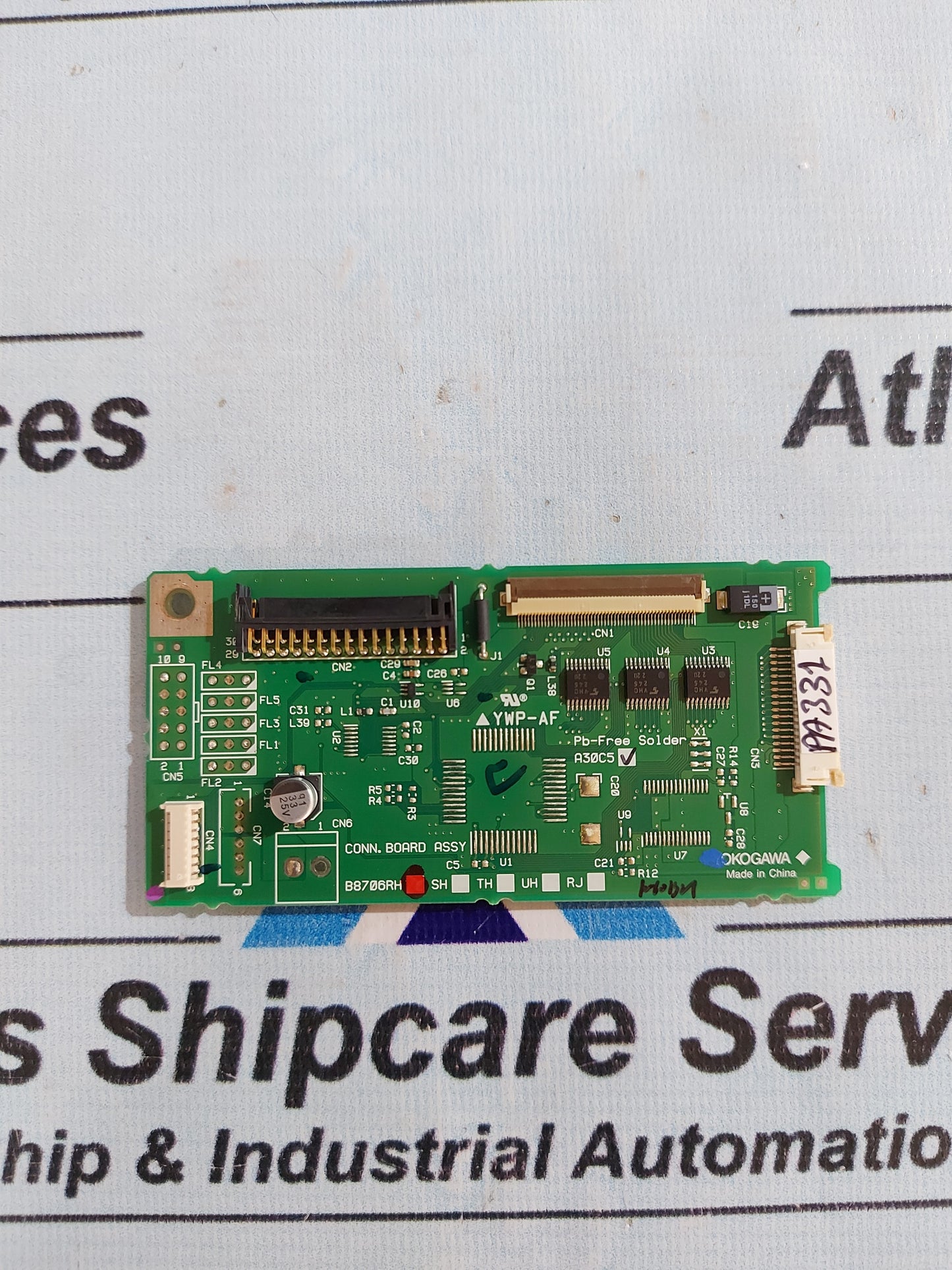 YOKOGAWA CONNECTION BOARD ASSY B8706RH