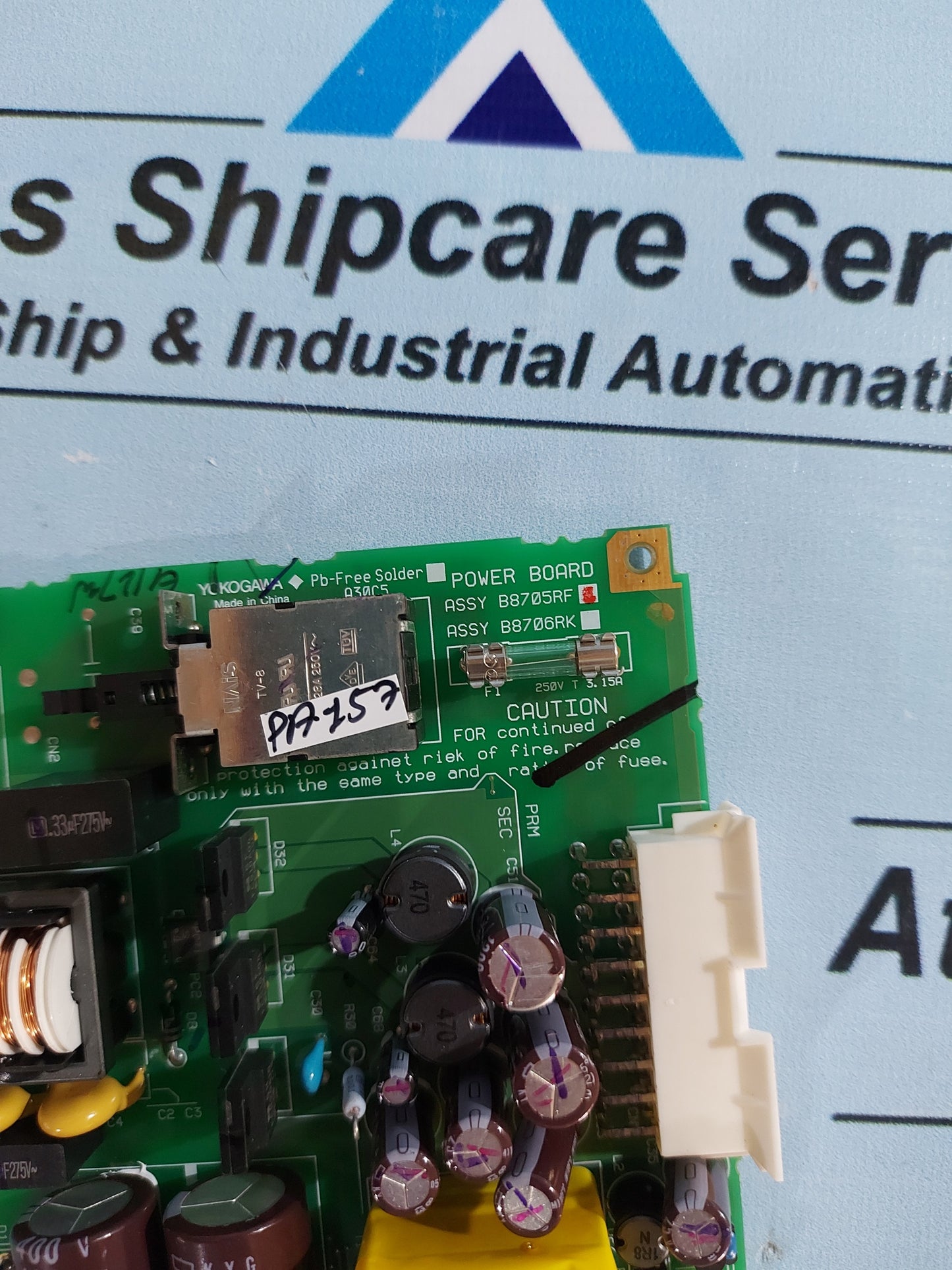 YOKOGAWA POWER BOARD ASSY B8705RF
