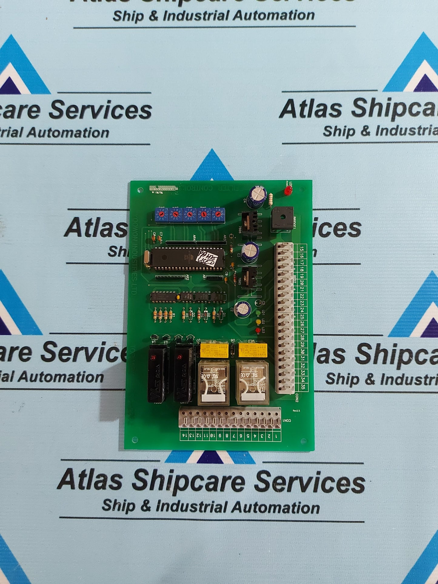 YOOWON INDUSTRIES SS-2002 FILTER CONTROL PCB CARD