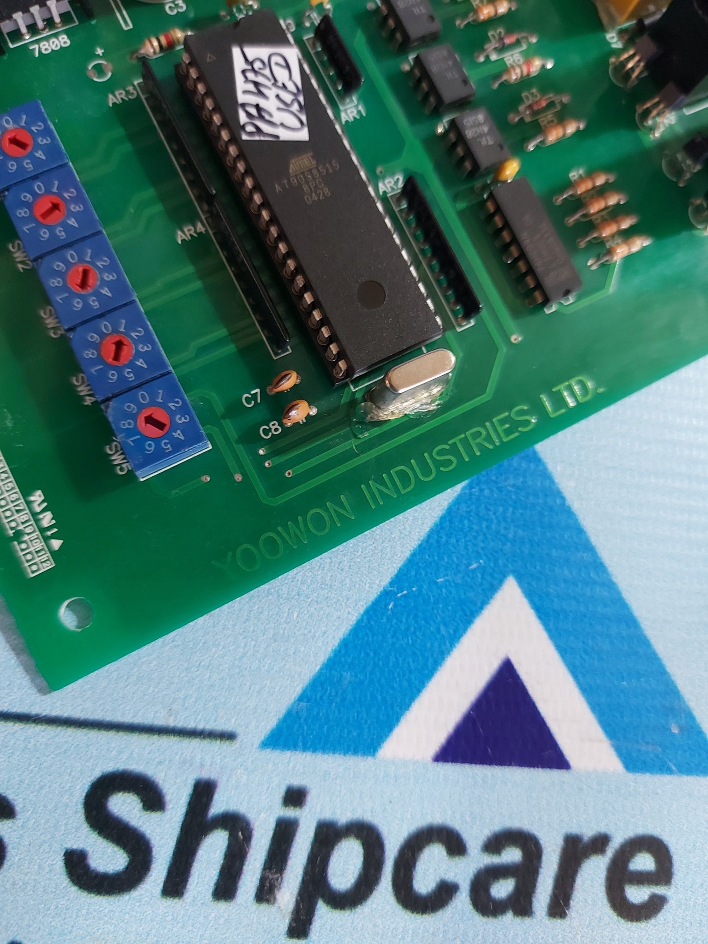 YOOWON INDUSTRIES SS-2002 FILTER CONTROL PCB CARD