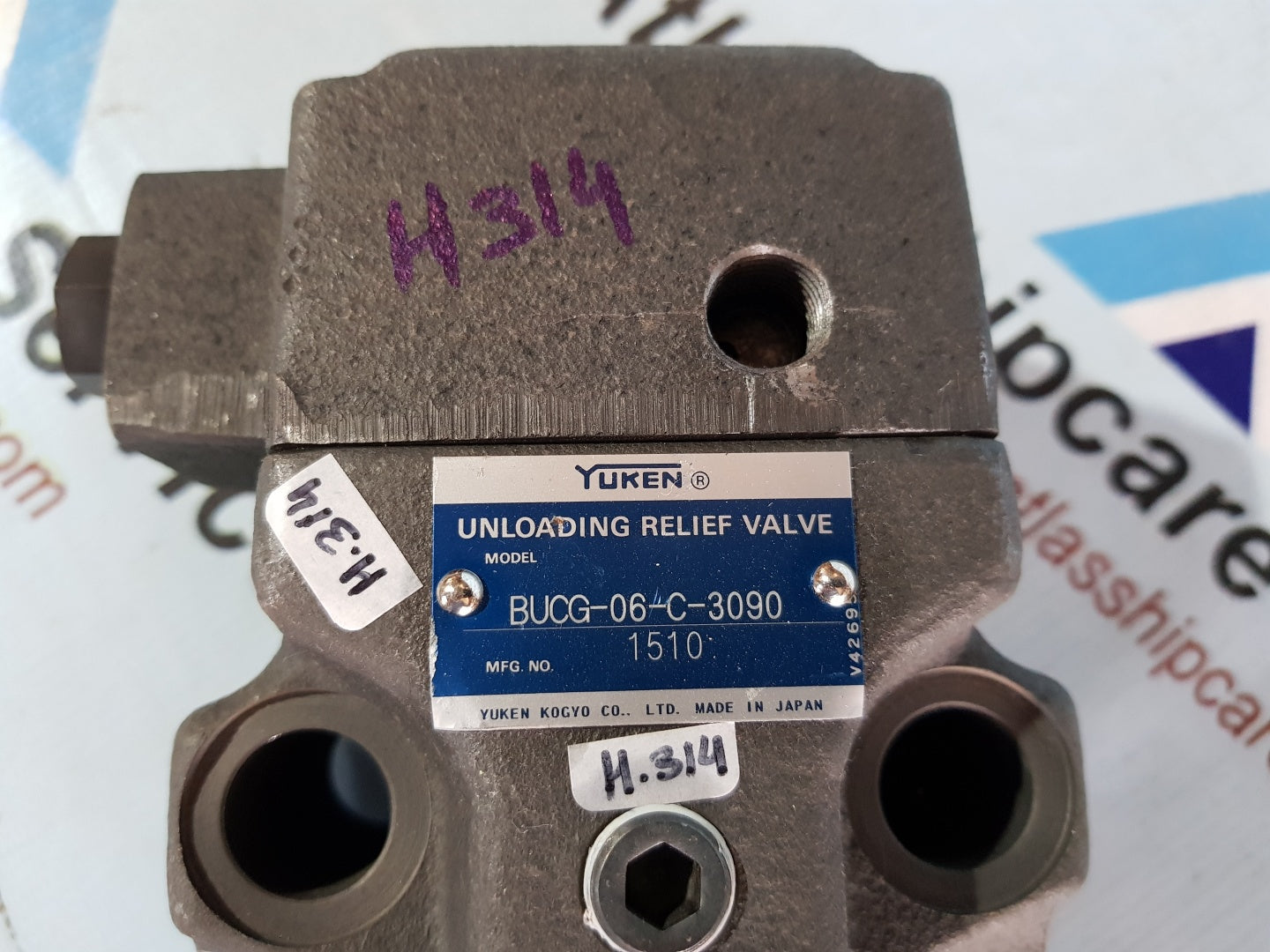 YUKEN BUCG-06-C-3090 UNLOADING RELIEF VALVE H314