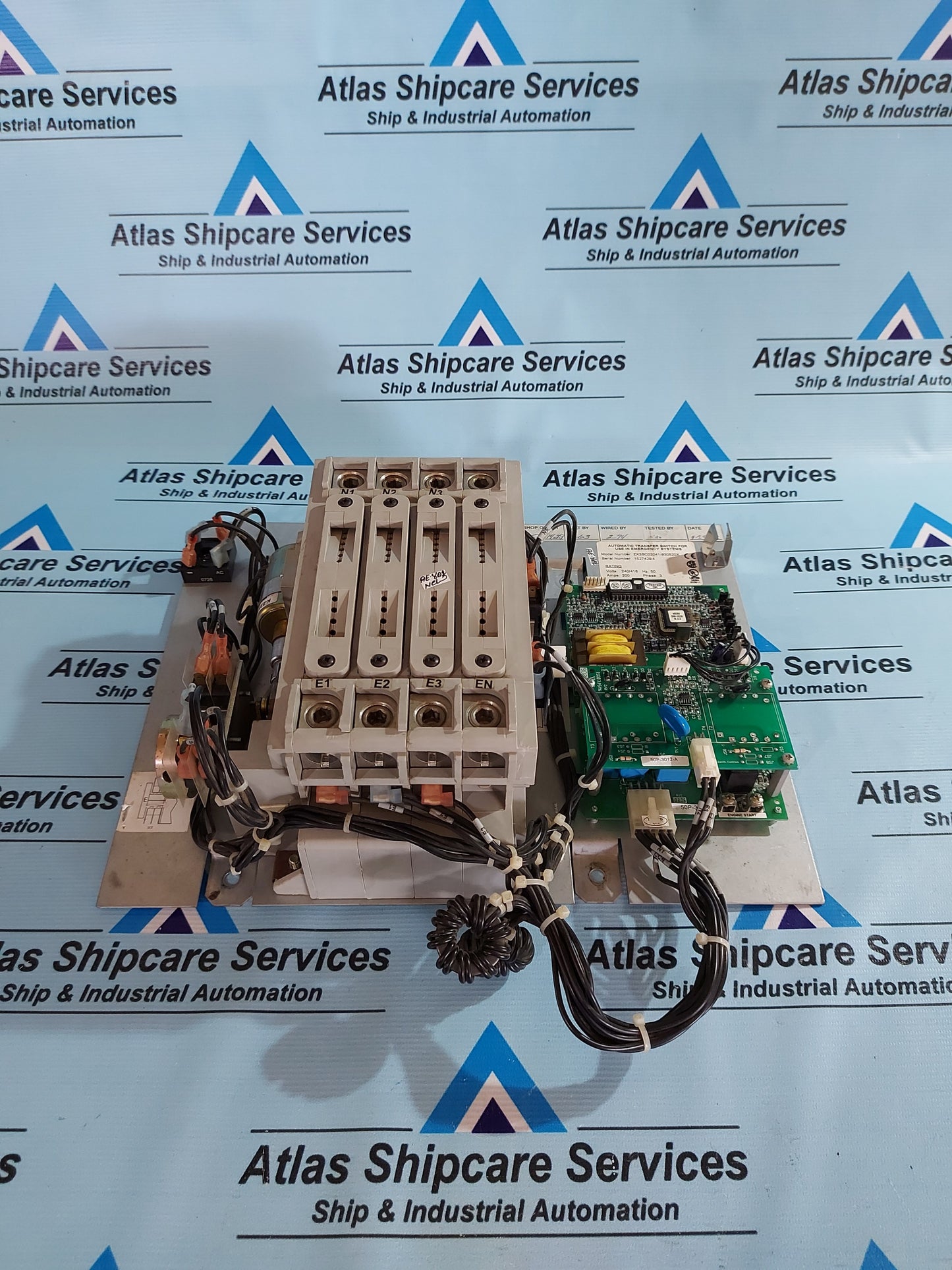 ZX3SC02041-930520X AUTOMATIC TRANSFER SWITCH FOR USE IN EMERGENCY SYSTEMS